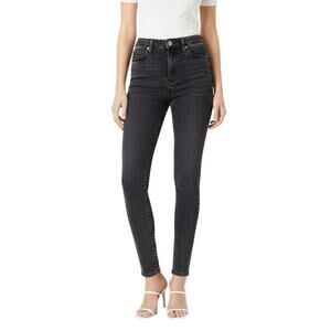 Black Orchid Kate 11" Super High Rise Skinny Jeans Black 26 NWT